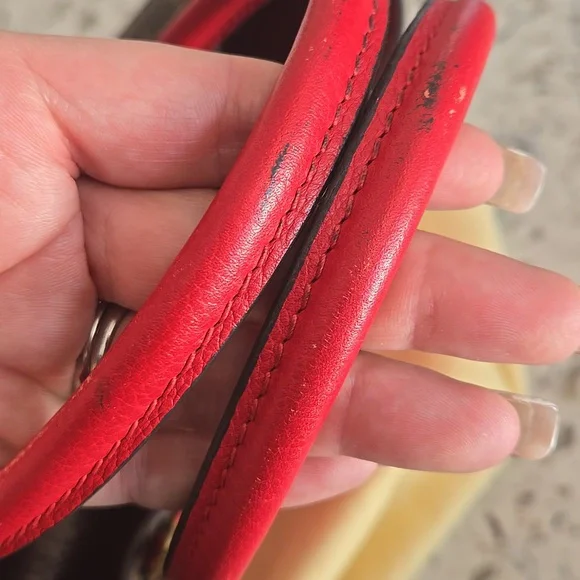 Louis Vuitton Kimono Red and Brown Monogram  Bag with Dust Bag - Picture 15 of 17